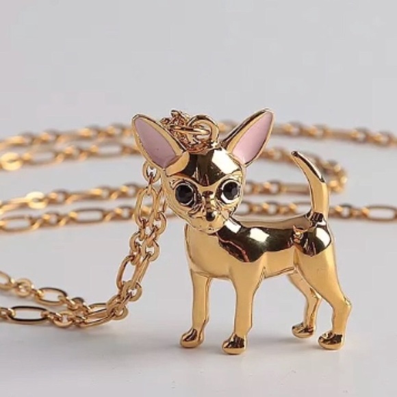 Kate Spade Haute Stuff Chihuahua Long Necklace - Picture 4 of 4